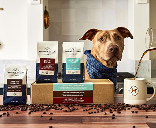 Grounds & Hounds Coffee Organic Variety Pack (18 Ounce)