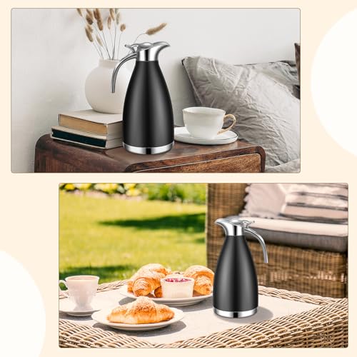 2 Pcs 68oz Thermal Coffee Carafe for Keeping Hot (2 Count)