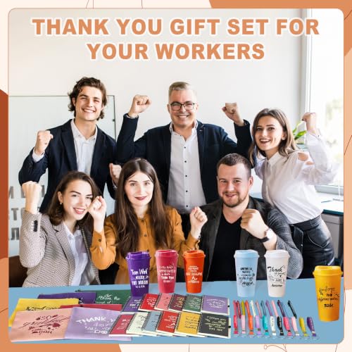 12 Sets Employee Appreciation Gifts Bulk with Inspirational Coffee Cup (72 Count)