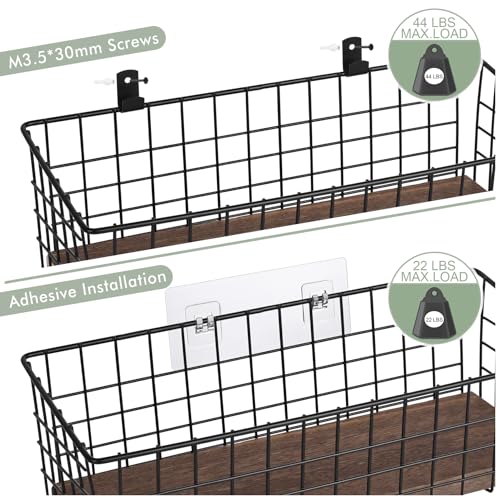 Wall Hanging Baskets (3 Count)
