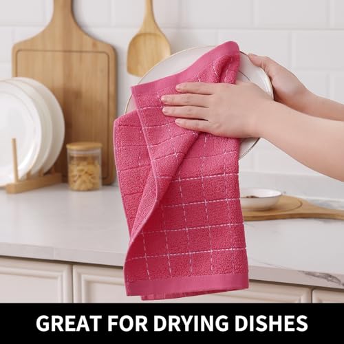 100% Cotton Terry Kitchen Towels (12 Count)