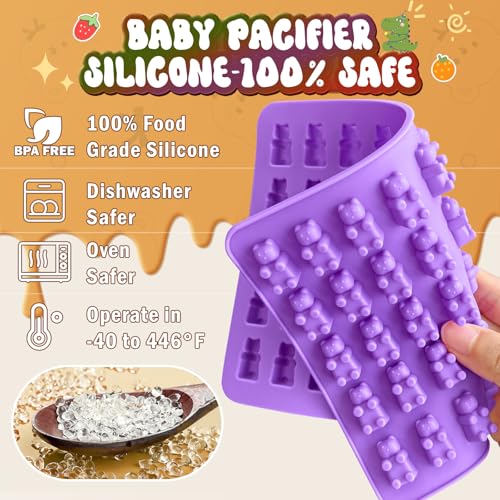 Gummy Bear Molds Silicone Mini Size