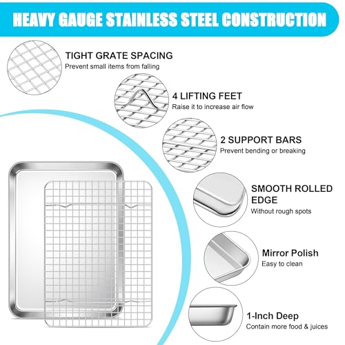 Baking Sheet with Wire Rack Set (2 Count)