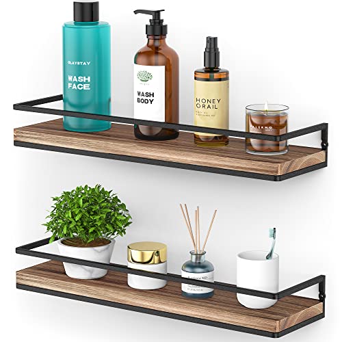 Floating Shelves Wall Mounted Set of 2 (2 Count)