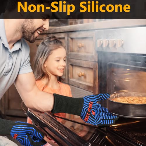 BBQ Gloves Oven Gloves 1472℉ Extreme Heat Resistant
