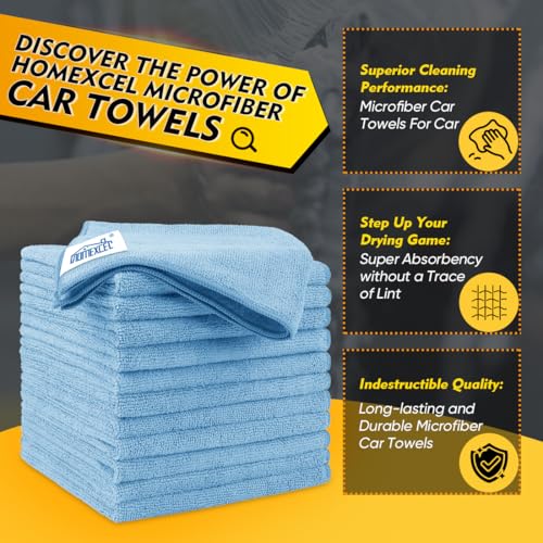 Blue Microfiber Cleaning Cloth 150 Pack (150 Count)