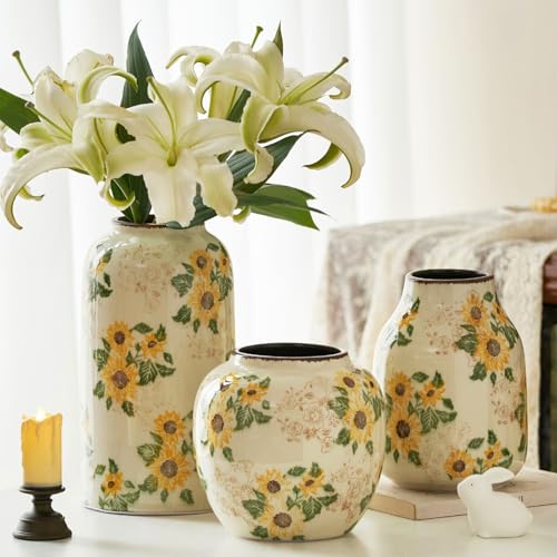 Round Ceramic Vase