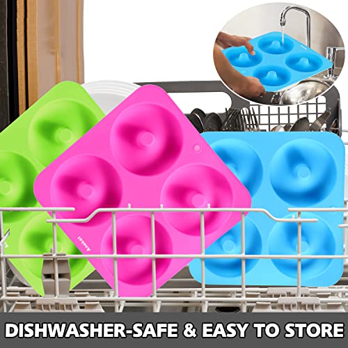 Full Size Donut Baking Pans 3 Pack (3 Count)