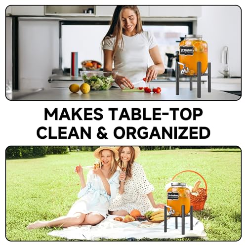 Adjustable Drink Dispenser Stand