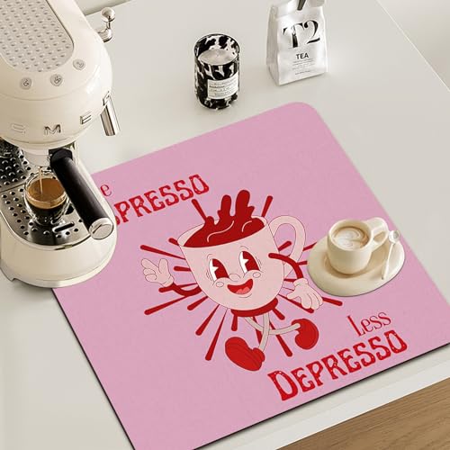GZD More Espresso Less Depresso Coffee Mat