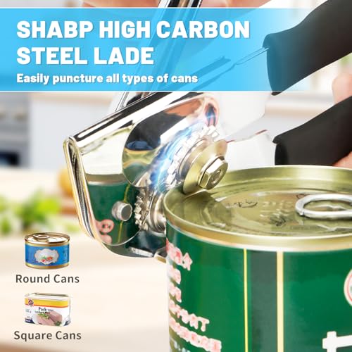 Manual Heavy Duty Crank Commercial Can Opener Cozy Long Handles