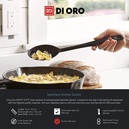 DI ORO Silicone Slotted Spoon