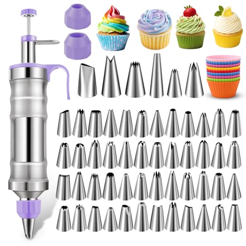 Dessert Decorating Syringe Set (66 Count)
