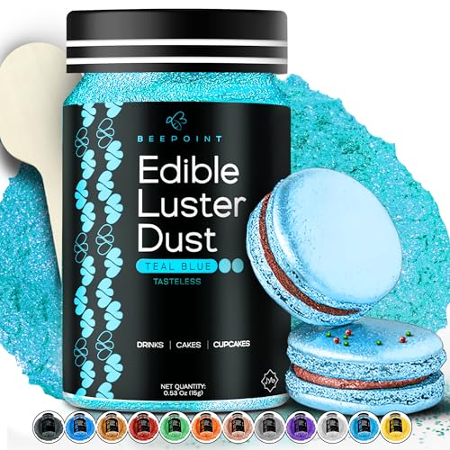 Teal Blue Edible Luster Dust 15g