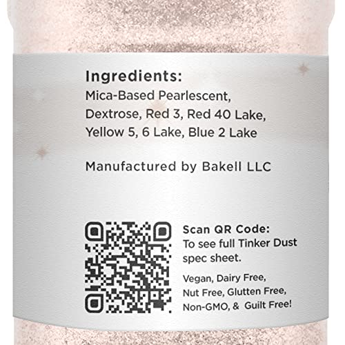 Soft Rose Gold Edible Glitter