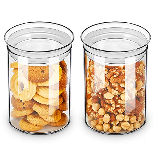 27oz Glass Jars with Airtight Lid Set of 2 (2 Count)