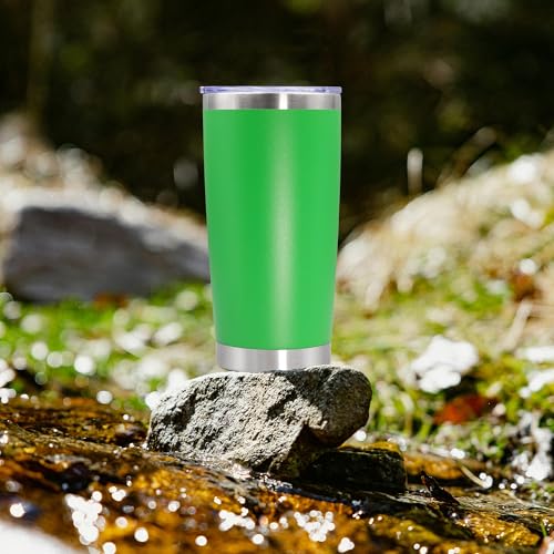 20oz Tumbler Stainless Steel Tumbler Coffee Tumbler with Lid Green