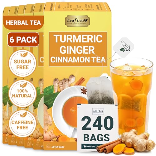 Ginger Turmeric Cinnamon Tea Bags (240 Count)