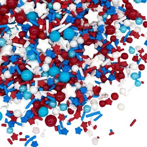 Sprinkles Edible Cake and Cupcake Sprinkles with Assorted Shapes and Sizes for Parties