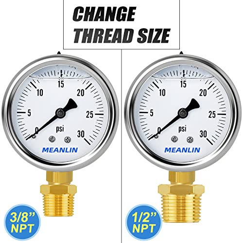 0~30Psi Stainless Steel 1