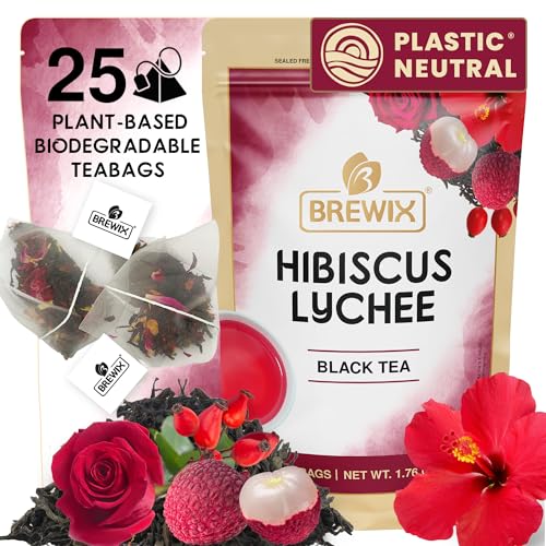 Hibiscus Lychee Tea Bags (25 Count)