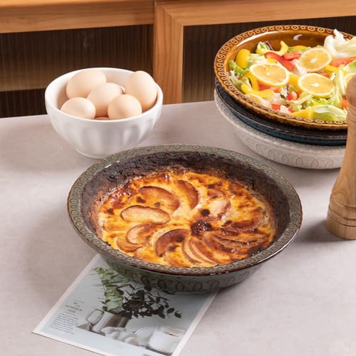 Sweejar Ceramic Pie Pan for Baking