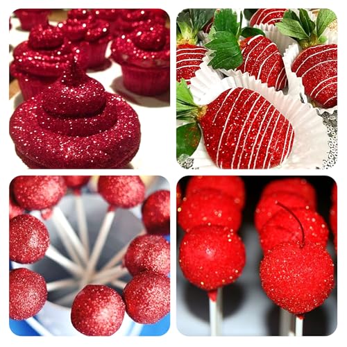 Red Edible Glitter