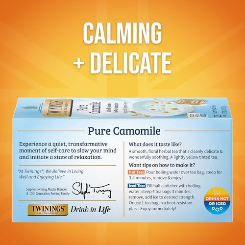 Pure Camomile Herbal Tea Individually Wrapped Bags (150 Count)
