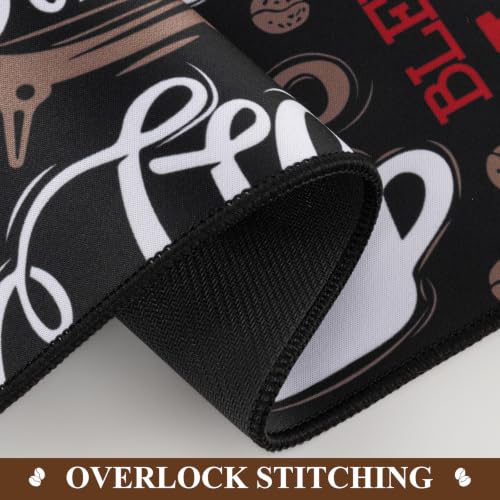Coffee Mat 2 Pack 12x19 Inch Absorbent Non