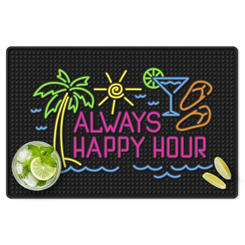 Always Happy Hour Bar Mat