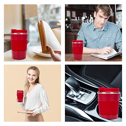 12oz Travel Coffee Mug Spill Proof