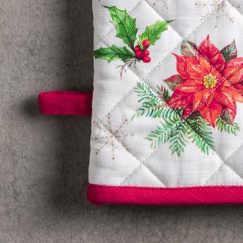 100% Cotton Oven Mitt & Pot Holder Set (2 Count)