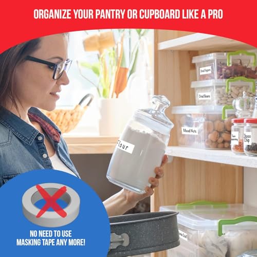 Removable Dry Erase Labels 96 Pk 1x3 in and 1.5 in