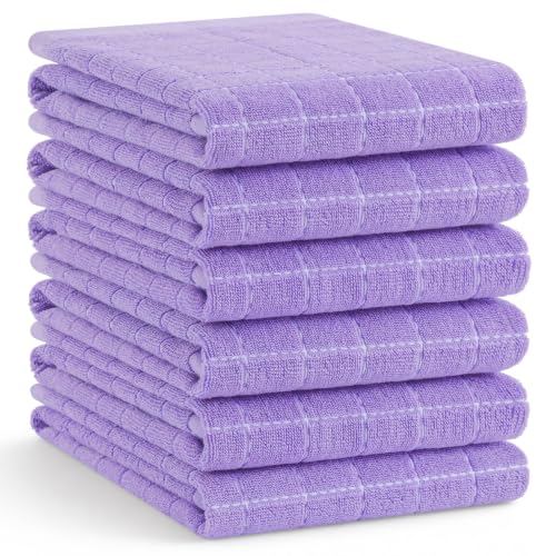 100% Cotton Terry Kitchen Towels (6 Count)