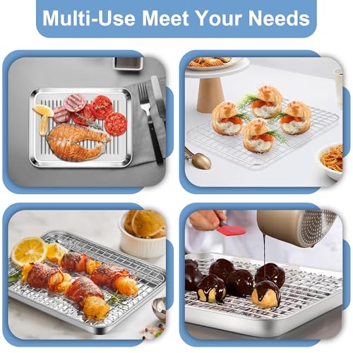 Toaster Oven Pan with Rack (18.99 Count)
