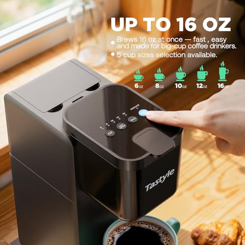 Single Serve Coffee Maker Hot and Iced with Bold Brew