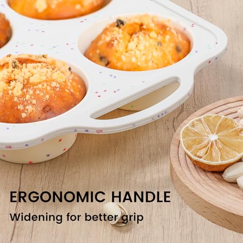 Jumbo Muffin Pan with Metal Reinforced Frame