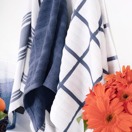Solid & Coordinate Kitchen Towels (4 Count)