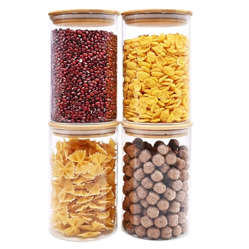 32oz Glass Food Storage Jars (4 Count)