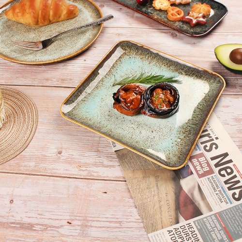Ceramic Dinner Plates Dish Set (4 Count)