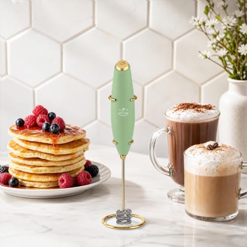 Powerful Milk Frother Wand With Duracell Batteries