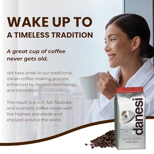 Danesi Caffe Italian Coffee Beans (35.2 Ounce)