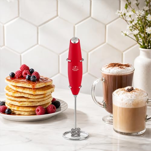 Powerful Milk Frother Wand With Duracell Batteries