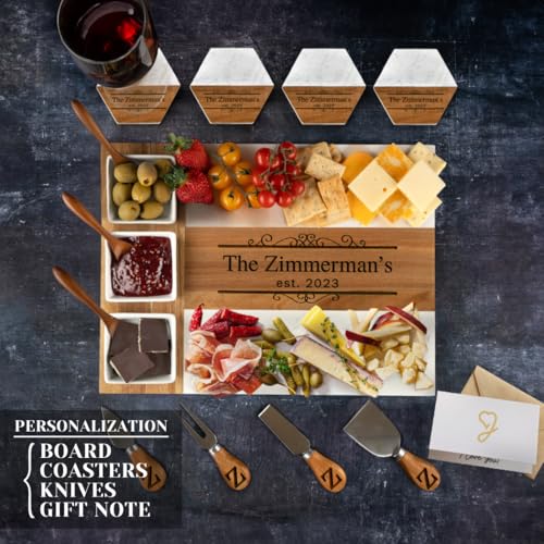 Personalized Charcuterie Board Set