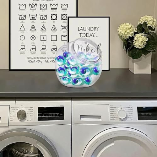 Clear Slanted Plastic Storage Jar with Lid