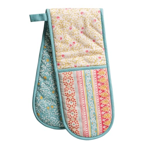 Double Oven Mitts 100% Cotton Double Oven Glove