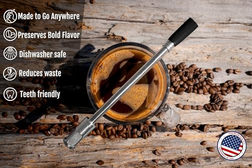 Portable Coffee and Tea Brewing Straw