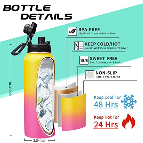 40OZ Insulated Stainless (9 Count)