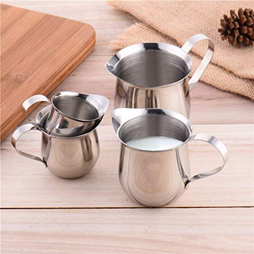 7.5 oz Milk Frothing Pitcher Stainless Steel Small Bell