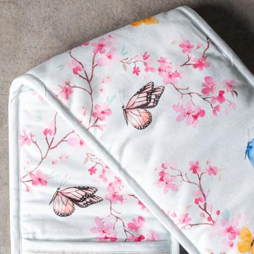 Double Oven Mitts 100% Cotton Double Oven Glove